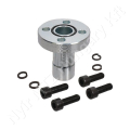 Hidraulika szivattyú csatlakozó egyenes belső menetes 1/2″ BSP 40x40 mm acél Oleo Tecnica_170569