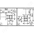 Hajtómű 1:1,9 3x1-3/4”-6 bordás Comer T-301B_154773