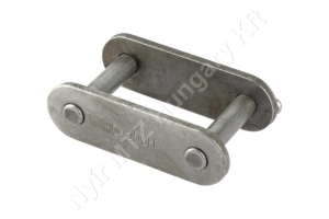 Összekötő láncszem egysoros (simplex) 41,4 mm osztás 19,81 mm belső szélesség Ø7,19 mm csapszeg CA550-SDF1.4L-00 Összekötő láncszem egysoros (simplex) 41,4 mm osztás 19,81 mm belső szélesség Ø7,19 mm csapszeg CA550-SDF1.4L-00
