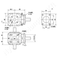 Hajtómű 1:3 1-3/8”-6 bordás / 33 mm cikkszám 310702 Comer T-310J_154786