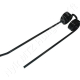 Rendkezelő fog L=368 mm H=93 mm d=42 mm s=8 mm bal Lely