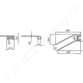 Rendkezelő fog L=390 mm H=123 mm d=39 mm s=9 mm jobb Fella_146907