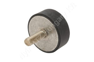 Rezgéscsillapító gumibak 50×20 mm M10 rozsdamentes acél