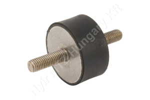 Rezgéscsillapító gumibak 50×25 mm M10 rozsdamentes acél