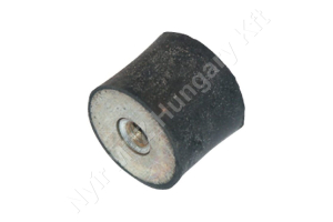 Rezgéscsillapító gumibak 50×50 mm M10 rozsdamentes acél