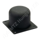 Gumi ütköző lemezzel 80×66 mm d=9 mm Gumi ütköző lemezzel 80×66 mm d=9 mm