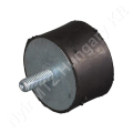 Rezgéscsillapító gumibak 60x35 mm M10 rozsdamentes acél_153798