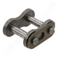 Összekötő láncszem ASA 60H-1 egysoros (simplex) 3/4″ (19,05 mm) osztás 12,57 mm belső szélesség Ø11,91 mm görgő Ø5,94 mm csapszeg DIN 8188_150204
