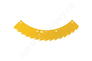Szecskázókés 380x80x3 mm sárga Kemper