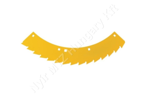 Szecskázókés 380x80x2,5 mm sárga Kemper