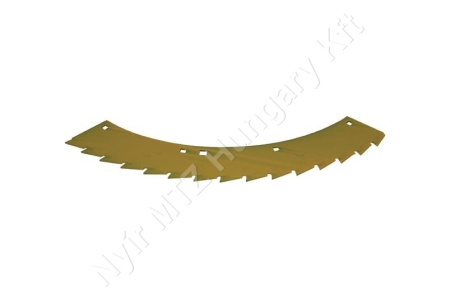Szecskázókés 380x80x2,5 mm sárga bal Kemper_148539