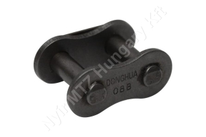Összekötő láncszem 08B-1 egysoros (simplex) 1/2″ (12,7 mm) osztás 5/16″ (7,75 mm) belső szélesség DIN 8187