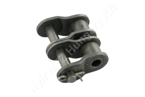 Összekötő láncszem 08B-2 kétsoros (duplex) 1/2″ (12,7 mm) osztás 5/16″ (7,75 mm) belső szélesség Ø8,51 mm görgő Ø4,45 mm csapszeg DIN 8187 Összekötő láncszem 08B-2 kétsoros (duplex) 1/2″ (12,7 mm) osztás 5/16″ (7,75 mm) belső szélesség Ø8,51 mm görgő Ø4,45 mm csapszeg DIN 8187