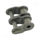 Összekötő láncszem 10B-2 kétsoros (duplex) 5/8″ (15,875 mm) osztás 3/8″ (9,65 mm) belső szélesség Ø10,16 mm görgő Ø5,08 mm csapszeg DIN 8187