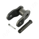 Összekötő láncszem ASA 100HE-1 egysoros (simplex) 1-1/4″ (31,75 mm) osztás 18,9 mm belső szélesség Ø19,05 mm görgő Ø9,53 mm csapszeg DIN 8188