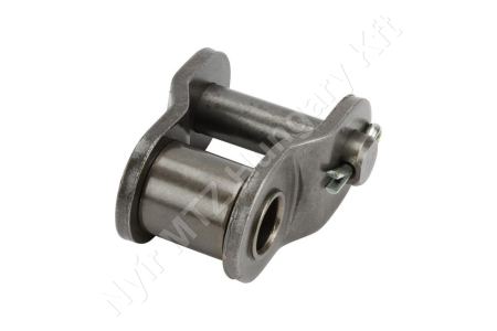 Összekötő láncszem egysoros (simplex) 1-1/2″ (38,1 mm) osztás 1″ (25,4 mm) belső szélesség Ø25,4 mm görgő Ø14,63 mm csapszeg DIN 8187_150240 Összekötő láncszem egysoros (simplex) 1-1/2″ (38,1 mm) osztás 1″ (25,4 mm) belső szélesség Ø25,4 mm görgő Ø14,63 mm csapszeg DIN 8187_150240
