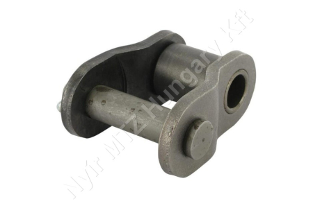 Összekötő láncszem egysoros (simplex) 1-3/4″ (44,45 mm) osztás 1-1/4″ (30,99 mm) belső szélesség Ø27,94 mm görgő Ø15,9 mm csapszeg DIN 8187_150251