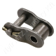 Összekötő láncszem egysoros (simplex) 3/4″ (19,05 mm) osztás 7/16″ (11,68 mm) belső szélesség Ø12,07 mm görgő Ø5,72 mm csapszeg DIN 8187
