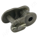 Összekötő láncszem ASA 40-1 egysoros (simplex) 1/2″ (12,7 mm) osztás 7,85 mm belső szélesség Ø7,95 mm görgő Ø3,96 mm csapszeg DIN 8188