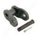 Összekötő láncszem ASA 60HE-1 egysoros (simplex) 3/4″ (19,05 mm) osztás 12,57 mm belső szélesség Ø11,91 mm görgő Ø5,94 mm csapszeg DIN 8188