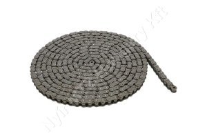 Görgőslánc egysoros (simplex) 1/2″ osztás 6,4 mm belső szélesség folyóméter