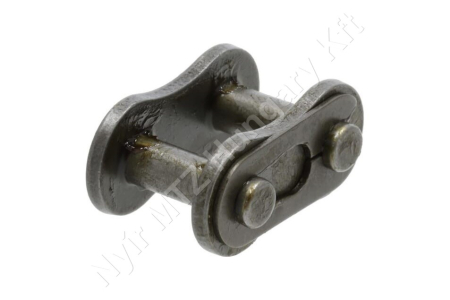 Összekötő láncszem egysoros (simplex) 1/2″ osztás 6,4 mm belső szélesség Ø8,51 mm görgő Ø4,45 mm csapszeg_150280