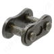 Összekötő láncszem egysoros (simplex) 1/2″ osztás 6,4 mm belső szélesség Ø8,51 mm görgő Ø4,45 mm csapszeg Összekötő láncszem egysoros (simplex) 1/2″ osztás 6,4 mm belső szélesség Ø8,51 mm görgő Ø4,45 mm csapszeg