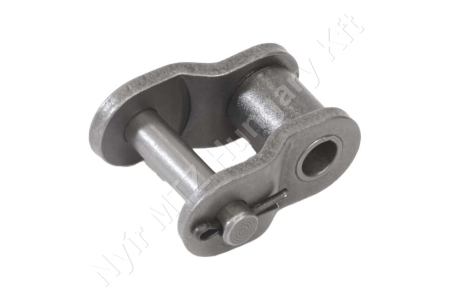 Összekötő láncszem egysoros (simplex) 1″ (25,4 mm) osztás 1/2″ (12,7 mm) belső szélesség Ø12,7 mm görgő Ø7 mm csapszeg_150291 Összekötő láncszem egysoros (simplex) 1″ (25,4 mm) osztás 1/2″ (12,7 mm) belső szélesség Ø12,7 mm görgő Ø7 mm csapszeg_150291