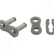 Összekötő láncszem 08B-1 egysoros (simplex) 1/2″ (12,7 mm) osztás 5/16″ (7,75 mm) belső szélesség Ø8,51 mm görgő Ø4,45 mm csapszeg DIN 8187