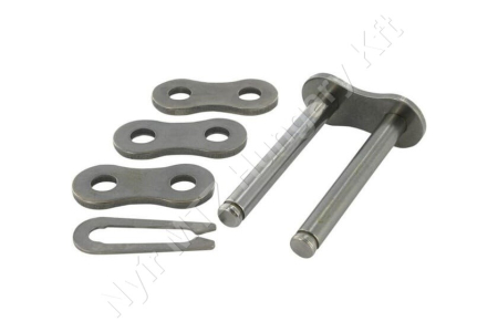 Összekötő láncszem 16B-2 kétsoros (duplex) 1″ (25,4 mm) osztás 17,02 mm belső szélesség Ø15,88 mm görgő Ø8,28 mm csapszeg DIN 8187_150304