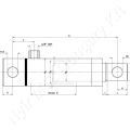 Hidraulikus munkahenger egyszeres működésű löket=550 mm szár Ø40 mm D=60 mm dugattyú d=50 mm L=680 mm CB_164112 Hidraulikus munkahenger egyszeres működésű löket=550 mm szár Ø40 mm D=60 mm dugattyú d=50 mm L=680 mm CB_164112