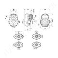 Hajtómű orbit motorhoz 1:3,8 25 mm/35 mm Borelli GBR-20-ST_155320