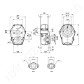 Hajtómű orbit motorhoz 1:3,8 25 mm/35 mm Borelli GBR-30-ST_155323 Hajtómű orbit motorhoz 1:3,8 25 mm/35 mm Borelli GBR-30-ST_155323