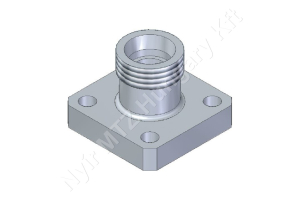 Hidraulika szivattyú csatlakozó egyenes külső menetes M18 12 mm csőhöz 35×35 mm acél Oleo Tecnica