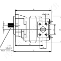 Hidraulika szivattyú 51,1 cm³/fsz z=14 114,5x114,5 mm jobbos Casappa_170032