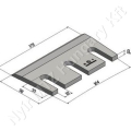 Szecskázókés 178x98x8,8 mm fűhöz John Deere_148513 Szecskázókés 178x98x8,8 mm fűhöz John Deere_148513