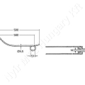 Rendkezelő fog L=590 mm H=92 mm d=51 mm s=9,5 mm Kuhn Original_147026
