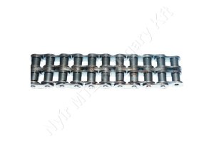 Görgőslánc ASA 40-2 (08A-2) kétsoros (duplex) 1/2″ (12,7 mm) osztás 7,85 mm belső szélesség DIN 8188 folyóméter Görgőslánc ASA 40-2 (08A-2) kétsoros (duplex) 1/2″ (12,7 mm) osztás 7,85 mm belső szélesség DIN 8188 folyóméter