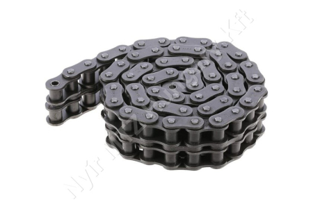 Görgőslánc ASA 60-2 (12A-2) kétsoros (duplex) 3/4″ (19,05 mm) osztás 12,57 mm belső szélesség DIN 8188 folyóméter_150315 Görgőslánc ASA 60-2 (12A-2) kétsoros (duplex) 3/4″ (19,05 mm) osztás 12,57 mm belső szélesség DIN 8188 folyóméter_150315