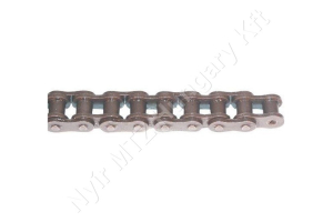 Görgőslánc ASA 100H-1 (20AH-1) egysoros (simplex) 1-1/4″ (31,75 mm) osztás 18,9 mm belső szélesség DIN 8188 folyóméter