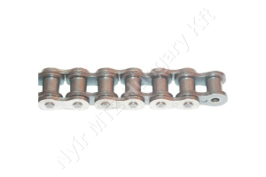 Görgőslánc ASA 100-1 (20AH-1) egysoros (simplex) 1-1/4″ (31,75 mm) osztás 18,9 mm belső szélesség DIN 8188 folyóméter