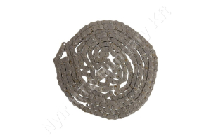 Görgőslánc 12B-1 egysoros (simplex) 3/4″ osztás 7/16″ (11,68 mm) belső szélesség DIN 8187 folyóméter