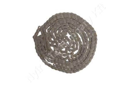 Görgőslánc 12B-1 egysoros (simplex) 3/4″ osztás 7/16″ (11,68 mm) belső szélesség DIN 8187 folyóméter_150341 Görgőslánc 12B-1 egysoros (simplex) 3/4″ osztás 7/16″ (11,68 mm) belső szélesség DIN 8187 folyóméter_150341