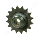 Láncfeszítő kerék 08B-1 egysoros (simplex) 1/2″-7,75 mm z=16 furat Ø15 mm reteszhorony 3 mm C10
