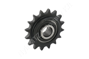 Láncfeszítő kerék 08B-1 egysoros (simplex) 1/2″-7,75 mm z=16 furat Ø16,2 mm poliamid