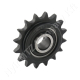 Láncfeszítő kerék 08B-1 egysoros (simplex) 1/2″-7,75 mm z=16 furat Ø16,2 mm poliamid