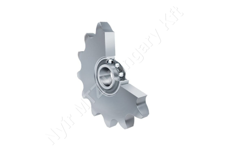 Láncfeszítő kerék 10B-1 egysoros (simplex) 5/8″-9,65 mm z=17 furat Ø16,2 mm_153195
