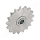 Láncfeszítő kerék 12B-1 egysoros (simplex) 3/4″-11,68 mm z=17 furat Ø16,2 mm ST52 acél