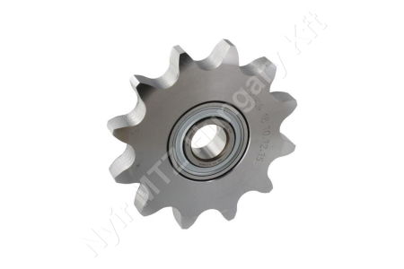 Láncfeszítő kerék 16B-1 egysoros (simplex) 1″-17,02 mm z=12 furat Ø20 mm ST52 acél_153201