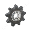 Láncfeszítő kerék 20B-1 egysoros (simplex) 1 1/4″-19,56 mm z=9 furat Ø25 mm C45 acél_153203